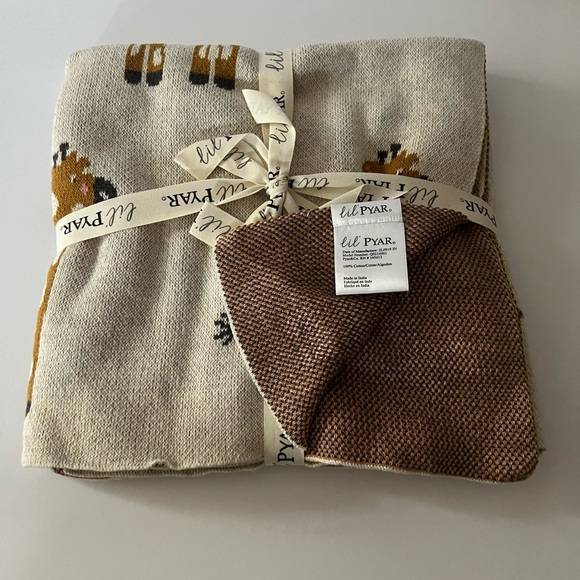 Giraffe knit baby blanket - Picture 4 of 4